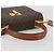 Céline Borsa CELINE Macadam Canvas PVC Pelle 2way Marrone Oro Auth 193909A D'oro - vista 7