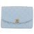CHANEL Matelasse Chain Shoulder Bag Lamb Skin Light Blue Gold CC Auth 195324V D'oro Blu chiaro - vista 2