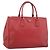 Saffiano Borsa a mano PRADA in pelle Safiano Rosso Oro Auth bs36426V D'oro