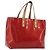 LOUIS VUITTON Monogram Vernis Reade PM Hand Bag Red Rouge M91088 LV Auth hk3973 Rosso