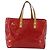 LOUIS VUITTON Monogram Vernis Reade PM Hand Bag Red Rouge M91088 LV Auth hk3973 Rosso - vista 2