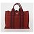 Hermès Borsa HERMES Canvas 2 Set Rosso Nero Auth bs36352 - vista 10
