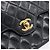 CHANEL Borsa a Spalla Chain Matelasse 25 in Pelle di Agnello Nera e Oro CC Auth 195247V Nero D'oro - vista 14