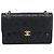 CHANEL Borsa a Spalla Chain Matelasse 25 in Pelle di Agnello Nera e Oro CC Auth 195247V Nero D'oro - vista 2