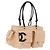 CHANEL Cambon Line Matelassé Boston Bag Pelle Rosa Argento CC Auth 193910SAV