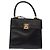 Céline Borsa CELINE in pelle 2way Nera Oro Auth 193583A Nero D'oro - vista 2
