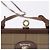 Borsa a Spalla Burberrys Nova Check in Tela Beige e Oro Auth bs36455 D'oro - vista 15