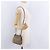 Borsa a Spalla Burberrys Nova Check in Tela Beige e Oro Auth bs36455 D'oro - vista 20