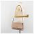 Borsa a Spalla BALLY in Pelle Rosa Argento Auth BA14581A - vista 25