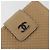 CHANEL Choco Bar line Wallet Leather Beige CC Auth bs36636 - vista 12
