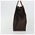 Céline Borsa CELINE Macadam Canvas PVC Pelle Marrone Oro Auth 194691 D'oro - vista 4