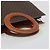 Céline Borsa CELINE Macadam Canvas PVC Pelle Marrone Oro Auth 194691 D'oro - vista 7