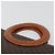 Céline Borsa CELINE Macadam Canvas PVC Pelle Marrone Oro Auth 194691 D'oro - vista 8