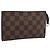 LOUIS VUITTON Damier Ebene Marais Pouch LV Auth 192443