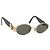 Gafas de Sol Gianni Versace Medusa de Plástico Marrón con Tono Dorado Auth BA14748 Castaño