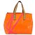 LOUIS VUITTON Monogram Vernis Fluo Reade PM Hand Bag Arancione M91905 Auth 195212 - vista 13
