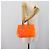 LOUIS VUITTON Monogram Vernis Fluo Reade PM Hand Bag Arancione M91905 Auth 195212 - vista 20