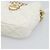 CHANEL Borsa a Spalla Matelasse con Catena in Pelle di Agnello 2way White Gold CC Auth 193428SAM Bianco D'oro - vista 12