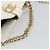 CHANEL Borsa a Spalla Matelasse con Catena in Pelle di Agnello 2way White Gold CC Auth 193428SAM Bianco D'oro - vista 7