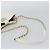 CHANEL Borsa a Spalla Matelasse con Catena in Pelle di Agnello 2way White Gold CC Auth 193428SAM Bianco D'oro - vista 9