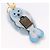 LOUIS VUITTON Portachiavi LV Seal Bag Charm Fur Light Blue M00550 LV Auth 194719M - vista 4