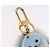 LOUIS VUITTON Portachiavi LV Seal Bag Charm Fur Light Blue M00550 LV Auth 194719M - vista 5