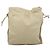 LOEWE Anagram Shoulder Bag Leather Ivory Gold Auth bs36600 D'oro Crudo - vista 13