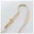 LOEWE Anagram Shoulder Bag Leather Ivory Gold Auth bs36600 D'oro Crudo - vista 8