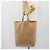 Cabas Céline Borsa Tote Verticale CELINE in pelle Beige Gold Auth bs36671 D'oro - vista 21