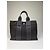 Hermès Vintage Hermes Baumwolltasche Schwarz Grau - Ansicht 10