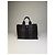 Hermès Vintage Hermes Baumwolltasche Schwarz Grau - Ansicht 2