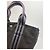 Hermès Vintage Hermes Baumwolltasche Schwarz Grau - Ansicht 6