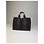 Hermès Vintage Hermes Baumwolltasche Schwarz Grau - Ansicht 8