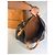 Keepall Bolsa Duffle Vintage Louis Vuitton Monogram Canvas Marrom Tan - vista 3