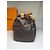 Keepall Bolsa Duffle Vintage Louis Vuitton Monogram Canvas Marrom Tan - vista 7