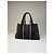 Hermès Vintage Hermes Troca Canvas Tote Dunkelgrau Schwarz - Ansicht 5