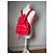 Vintage Courreges Nylon Backpack Red Silver-Tone - view 14
