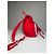 Vintage Courreges Nylon Backpack Red Silver-Tone - view 7