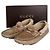Pantofole vintage Gucci in scamosciato foderate in shearling beige crema EU37