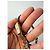 Vintage Givenchy Armbanduhr aus Edelstahl Gold Silber Gold Golden - Ansicht 9