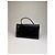 Vintage Givenchy strukturierte Lederhandtasche Schwarz Gold - Ansicht 12