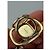 Salvatore Ferragamo Anello Vintage Ferragamo in metallo dorato con logo inciso D'oro - vista 7