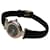 Vintage Fendi Armbanduhr aus Edelstahl mit Lederarmband Schwarz Silber  - Ansicht 1