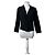 Blazer vintage Loewe in misto seta nero S