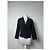 Blazer vintage Loewe in misto seta nero S - vista 14