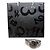 Orologio da polso vintage Fendi in acciaio inossidabile nero e argento