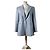 Céline Vintage Celine Blazer aus Kaschmir und Angora Hellblau XL