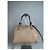 Vintage Coach Handtas aus strukturierter Leder Beige Hell Gold - Ansicht 14