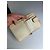 Vintage Prada Saffiano Leather Zip Wallet Cream Silver Beige - view 5