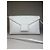 Clutch in pelle vintage Givenchy bianco argento - vista 15